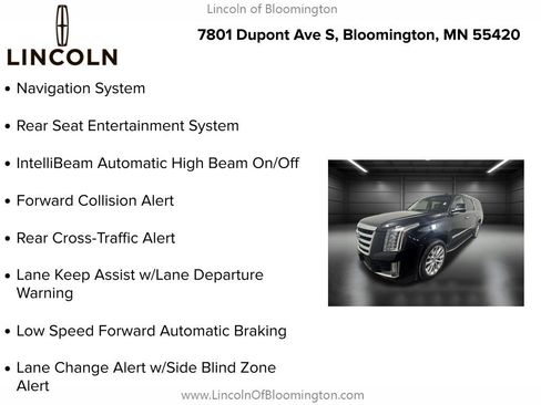 Used 2018 Cadillac Escalade ESV Luxury image 9