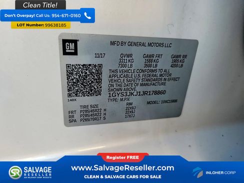 Used 2018 Cadillac Escalade ESV Premium Luxury image 17