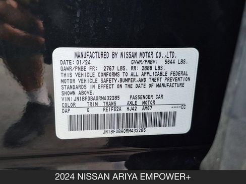 Certified 2024 Nissan Ariya FWD image 27