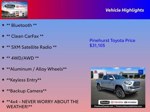 Used 2020 Toyota Tacoma TRD Sport w/ Technology Package AWD/4WD image 16