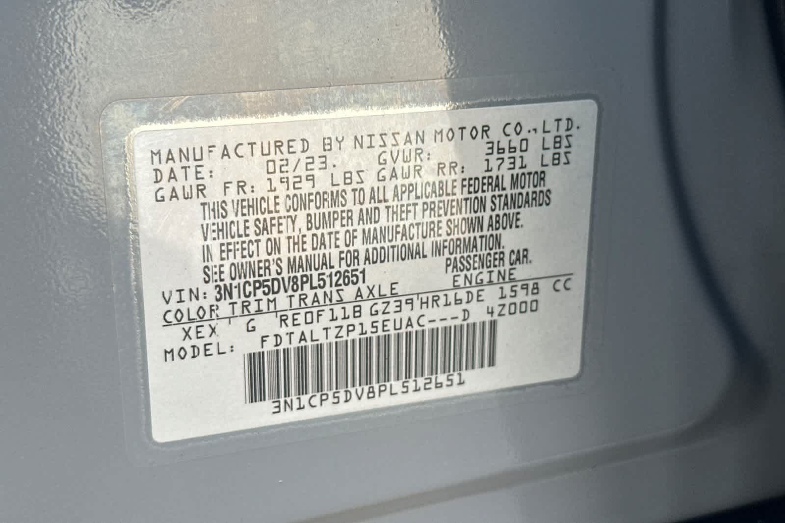 Used 2023 Nissan Kicks SR w/ Interior Electronics Package FWD image 27