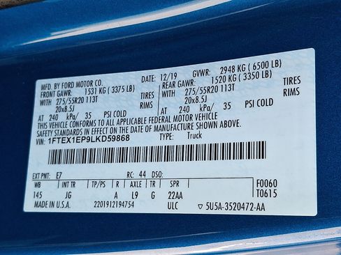 Used 2020 Ford F150 XL w/ Equipment Group 101A Mid AWD/4WD image 25