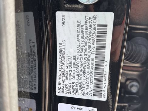 Certified 2023 Honda Accord EX image 24