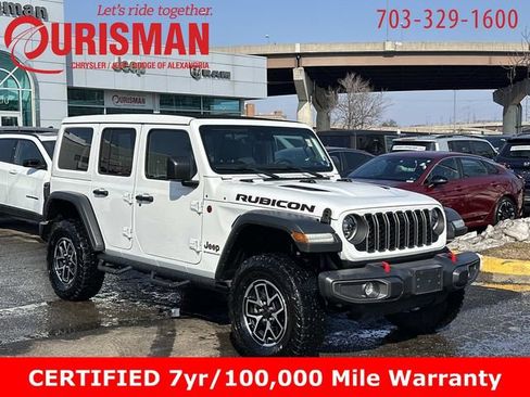 Certified 2024 Jeep Wrangler Unlimited Rubicon w/ Technology Group image 1