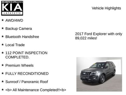 Used 2017 Ford Explorer Sport w/ Equipment Group 401A image 8