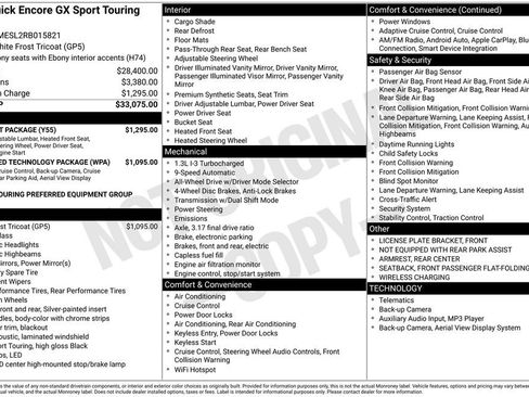 Used 2024 Buick Encore GX Sport Touring w/ Comfort Package image 13