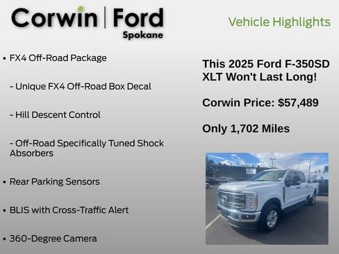 Used 2025 Ford F350 XLT w/ 360-Degree Camera Package image 6