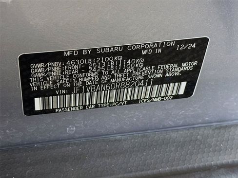 Used 2024 Subaru WRX Limited AWD/4WD image 39