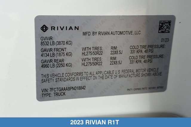 Used 2023 Rivian R1T Adventure Quad AWD/4WD image 29