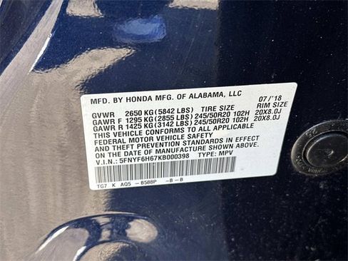 Used 2019 Honda Pilot Touring image 6