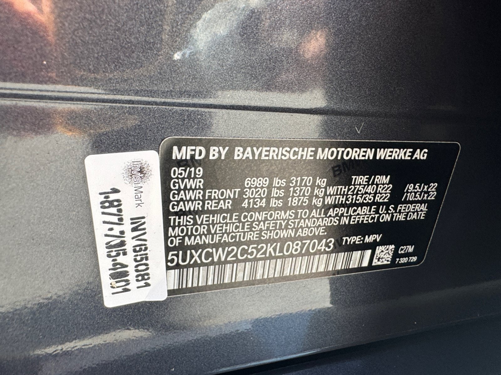 Used 2019 BMW X7 xDrive40i w/ Premium Package AWD/4WD image 16