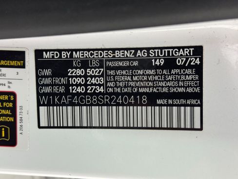 Used 2025 Mercedes-Benz C 300 Sedan w/ AMG Line w/ Night Package image 52