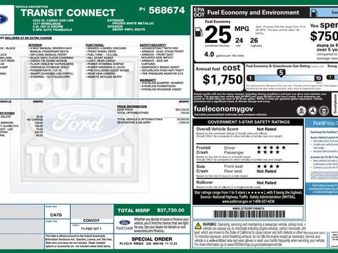 Used 2023 Ford Transit Connect XL FWD image 5