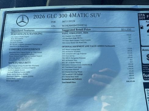 Certified 2026 Mercedes-Benz GLC 300 4MATIC image 12