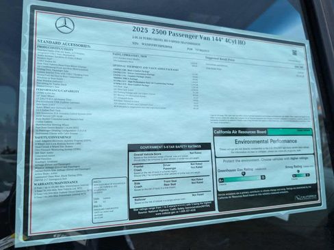 New 2025 Mercedes-Benz Sprinter 2500 image 14