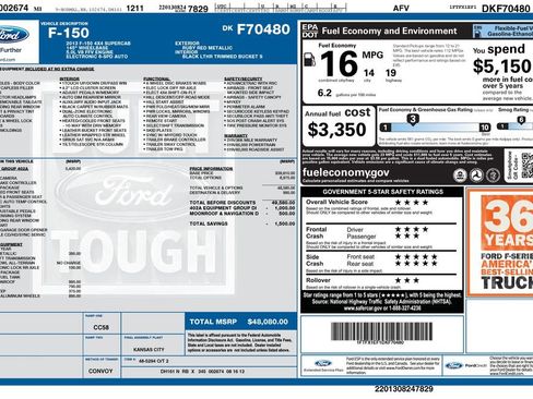 Used 2013 Ford F150 FX4 w/ Luxury Equipment Group AWD/4WD image 36