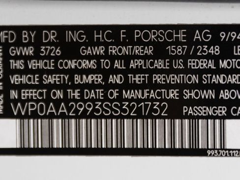 Used 1995 Porsche 911 Carrera image 85