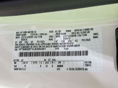 Used 2020 Ford F250 Limited image 47