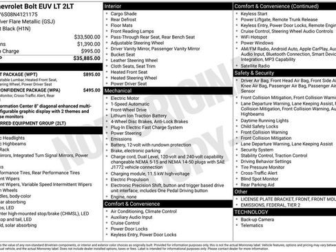 Used 2022 Chevrolet Bolt EUV LT w/ Comfort Package image 29