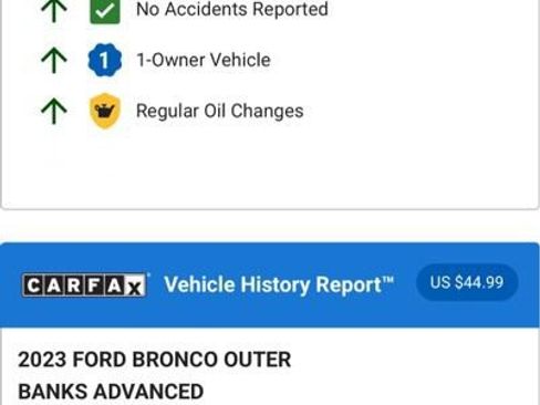 Used 2023 Ford Bronco Outer Banks w/ Sasquatch Package image 4