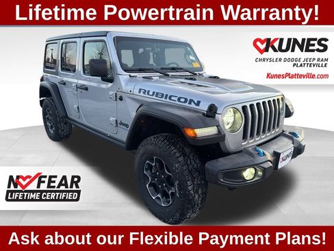 Used 2023 Jeep Wrangler Unlimited Rubicon 4xe w/ Cold Weather Group image 1