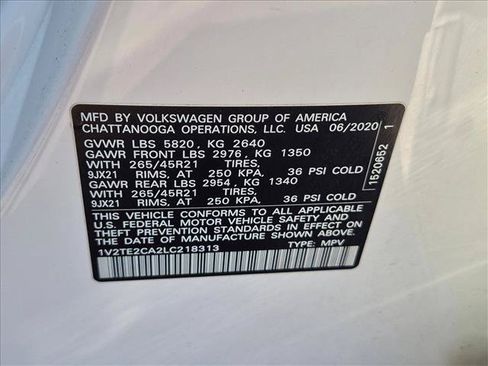 Used 2020 Volkswagen Atlas Cross Sport SEL Premium R-Line AWD/4WD image 25
