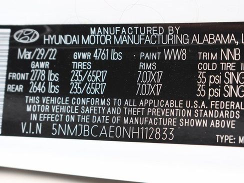 Used 2022 Hyundai Tucson SEL AWD/4WD image 33