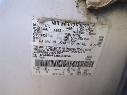 Used 2011 Ford Explorer Limited w/ 301A Rapid Spec Order Code image 15