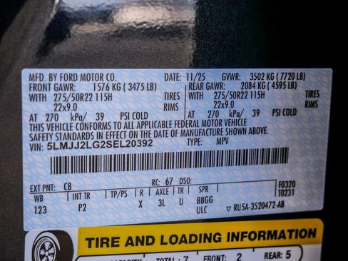 New 2025 Lincoln Navigator Reserve w/ Jet Appearance Package image 42