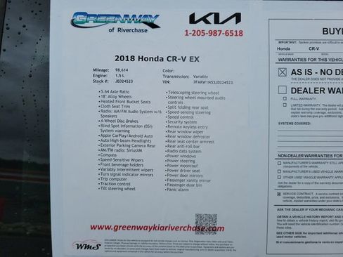 Used 2018 Honda CR-V EX image 37