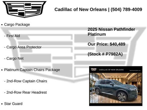 Used 2025 Nissan Pathfinder Platinum FWD image 7