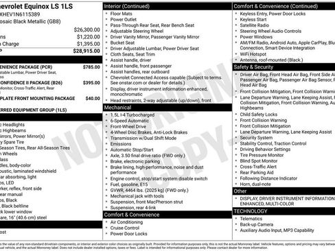 Used 2022 Chevrolet Equinox LS w/ LS Convenience Package FWD image 42