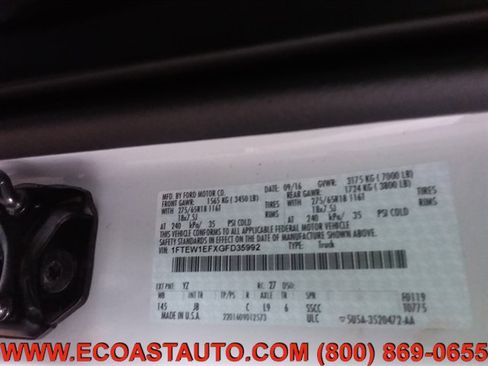 Used 2016 Ford F150 XLT w/ Equipment Group 302A Luxury image 17