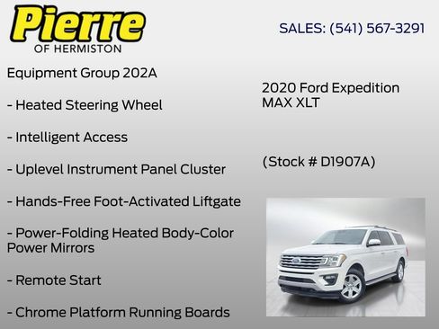 Used 2020 Ford Expedition Max XLT w/ Equipment Group 202A AWD/4WD image 12