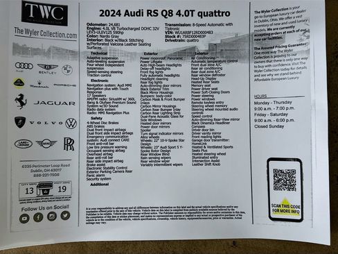 Used 2024 Audi RS Q8 AWD/4WD image 47