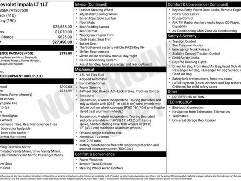 Used 2010 Chevrolet Impala LT w/ Convenience Package image 2