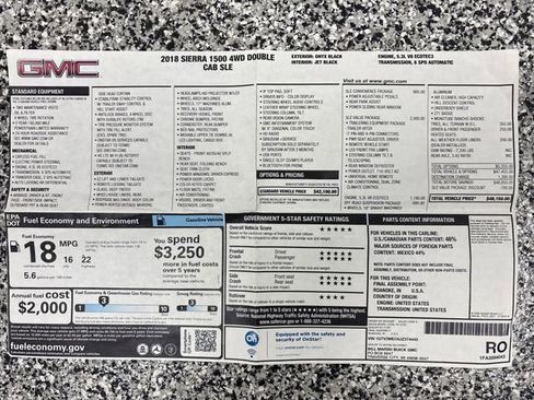 Used 2018 GMC Sierra 1500 SLE w/ SLE Value Package image 53