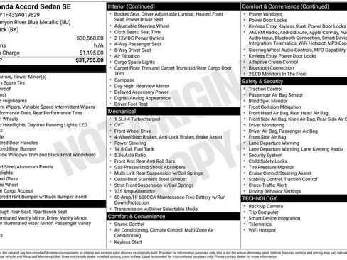 Used 2025 Honda Accord SE image 17
