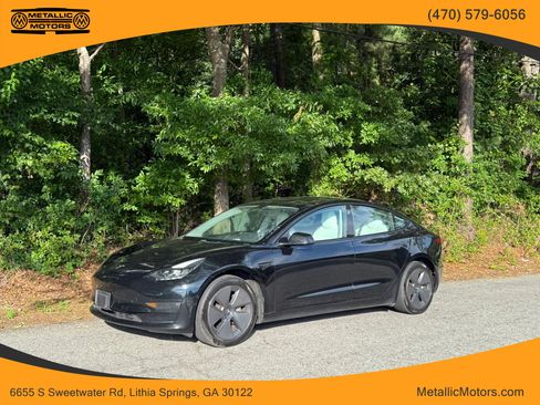 Used 2021 Tesla Model 3 Long Range AWD/4WD image 1