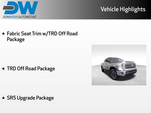 Used 2018 Toyota Tundra SR5 w/ TRD Off Road Package AWD/4WD image 6