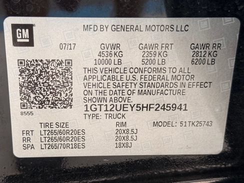 Used 2017 GMC Sierra 2500 Denali w/ Duramax Plus Package AWD/4WD image 52