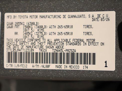 New 2026 Toyota Tacoma TRD Sport AWD/4WD image 24