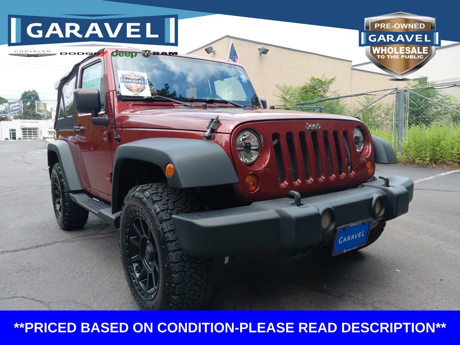 Used 2009 Jeep Wrangler X AWD/4WD image 1