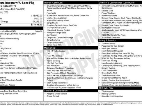 New 2026 Acura Integra A-Spec image 17