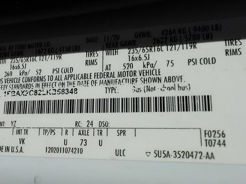 Used 2020 Ford Transit 350 XL RWD image 36