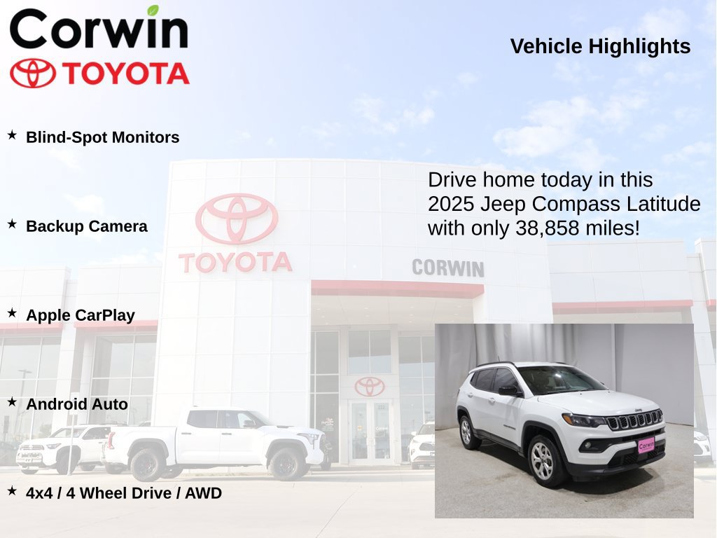 Used 2025 Jeep Compass Latitude AWD/4WD image 6