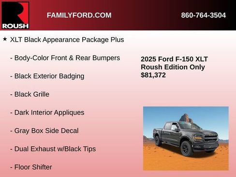 New 2025 Ford F150 XLT w/ Equipment Group 303A High image 5