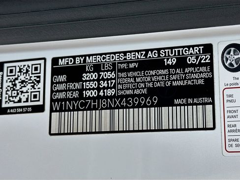 Certified 2022 Mercedes-Benz G 63 AMG 4MATIC image 35