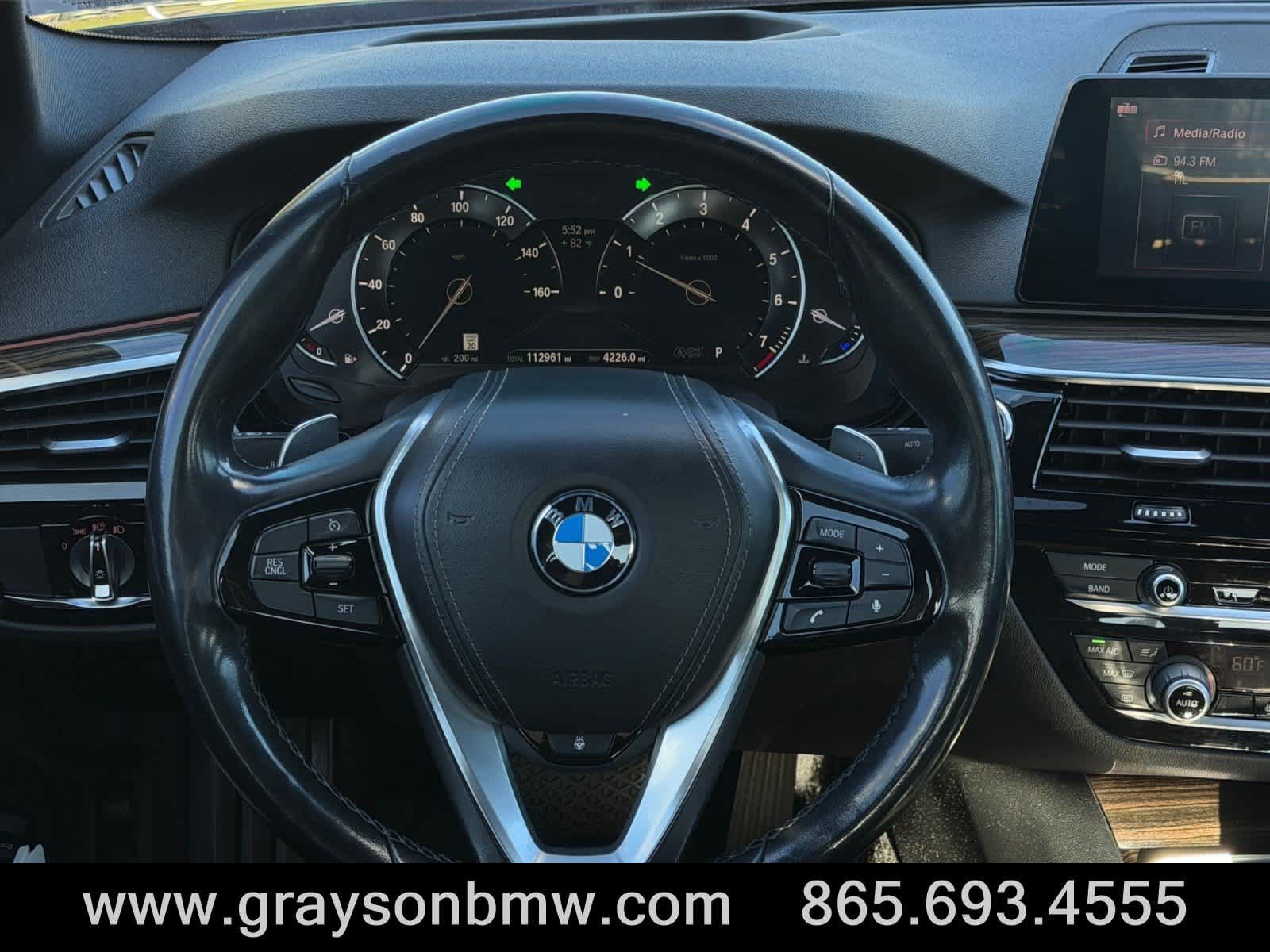Used 2019 BMW 530i w/ Premium Package RWD image 20