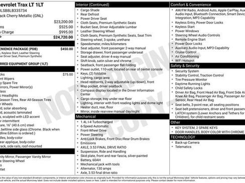 Used 2020 Chevrolet Trax LT w/ LT Convenience Package FWD image 6
